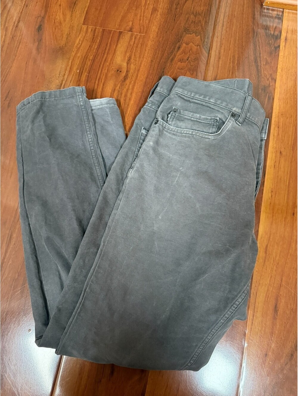 Stone Island Jeans Mens Grey RE-T Denim Slim Button Fly Fits 32x34 Pants